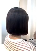 切りっぱなしボブ