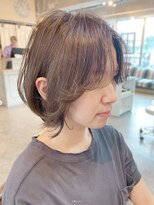 アトリエ エス atelier es HAIRDESIGN&nbsp;ひし形シルエット/大人可愛い/大人ガーリー/まろみベージュ/小顔