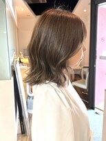 ジールヤマグチ 朝霧駅前店 【ブリーチ無し】マーブ/イルミナカラー/白髪ぼかし/韓国