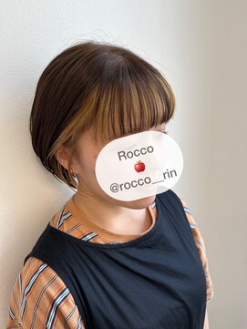 ロッコ 船橋駅(Rocco) ナチュラルショートボブ×ミストバング　船橋　船橋駅