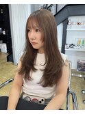 透けベージュカラー