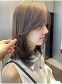 ミディアム　レイヤーカット　