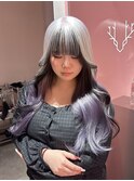 グレー/シルバー/ホワイトシルバー/パープル/ホワイトパープル