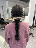 ジーニー 横浜(giinii)&nbsp;ヘアセット_編み下ろし