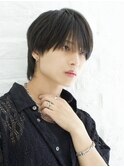 ナチュラルシースルーマッシュウルフ韓国ヘアサラスト眉毛渋谷