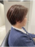 メリハリ上手なショートヘア