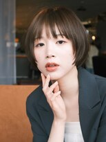 ピークアブー 原宿ハラカド(PEEK-A-BOO) 前上がりショートボブくせ毛多毛顔まわりレイヤー箱崎