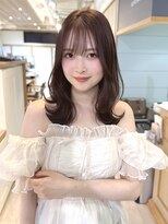 プラグ バイ ネオリーブ(plug by neolive) チェリーブラウン×髪質改善[髪質改善/縮毛矯正/韓国]