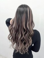ロサ ファイブヘアー(Rosa..5Hair)&nbsp;ハイライト沢山！グレージュミックス