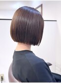 首元スッキリ＊大人の美シルエットボブ