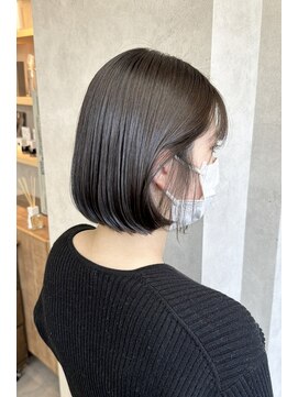 クララ 博多駅前(CLALA) 艶やかにまとまる大人ボブ【古賀義大】
