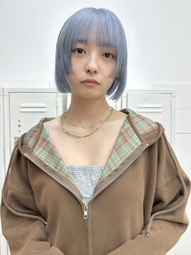 カシェル トウキョウ(Cashel Tokyo) ハイトーンボブ/水色カラー