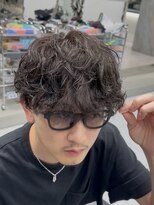 フィフス 大分(fifth)&nbsp;大分緩めシャドウパーマメンズカットネープレスラウンドマッシュ