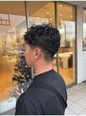 ショートスタイル＆パーマ/強めシャドウパーマ