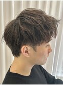 MEN’S HAIR/サーフカール/刈り上げセンターパート/伊勢崎