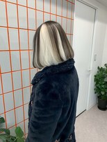 ペレ 原宿(PELE)&nbsp;ダブルカラー/ケアブリーチ/羽エクステ/原宿