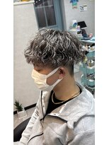 ケイゾウ(KEIZO)&nbsp;ツイスパホワイトメッシュカラー