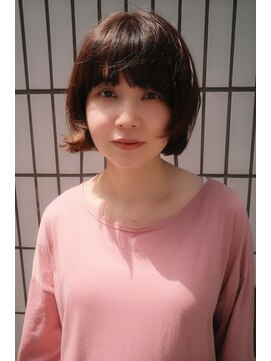 ナヌークカフラ(nanuk kafla) 大人ボブ　癖毛風パーマで柔らかさを