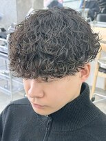 フィフス 大分(fifth)&nbsp;大分波巻きパーマプードルパーマメンズカットラウンドマッシュ
