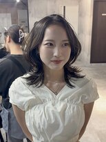 メゾン(Maison)&nbsp;小顔ハッシュレイヤーカット透明感グレージュ