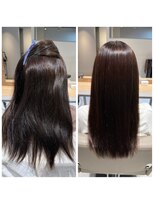 スープル オザキヤマ(SOUPLE.ozakiyama) 【髪質改善x縮毛矯正】SILKストレート