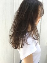 オリーブベージュ無造作カール