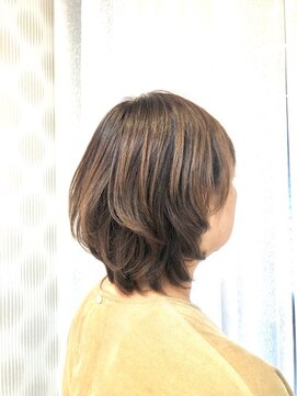 クオリス 上福岡店(QUALIS) ひし形/ウルフショート/ココアブラウン/30代40代50代/小顔