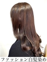 ツムグ 代官山店(TUMUGU) 暖色系カラー白髪ぼかしハイライト脱白髪染めツヤツヤ髪艶カラー