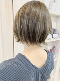 福山市人気美容室Caary スッキリ 外ハネミニボブ