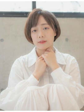 オモルフィ(Omorfi) 大泉学園Omorfi ナチュラルショートボブ　丸みボブ