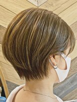 マーブルトウキョウネオリーブ(marbles tokyo neolive) 【MARBLES/三軒茶屋】大人可愛い小顔丸みショートボブ 似合わせ