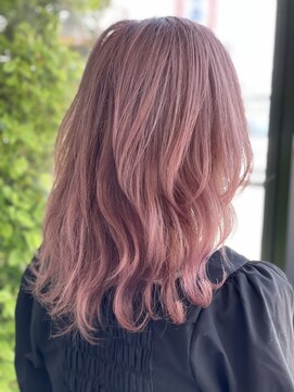 アンダートゥリーガーデン(UNDER TREE GARDEN) ダブルカラー×ピンクベージュ