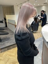ロンド レア 天神大名店(Lond Le’a)&nbsp;イヤリングカラー/ハイライト/ミルクティ/髪質改善