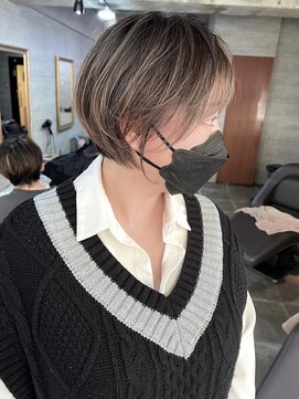 バーチョ(bacio) 20代30代40代◎小顔骨格矯正ショート【麻生/札幌ショート/白髪】