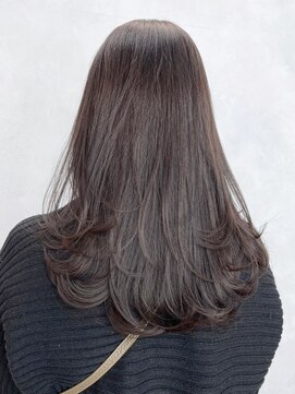 アイティーバイアルバム 下北沢店(IT by ALBUM) ワンカールレイヤーロング_斜めバンググレージュ_ba440921