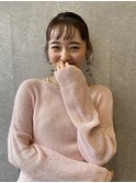 三軒茶屋_レディース_ヘアアレンジ_ヘアセット_ブラウン_ボブ
