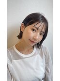 切りっぱなしボブ