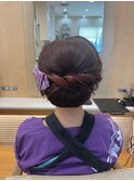 お祭りヘア