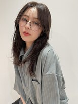 前髪ワンカールレイヤーボブ美髪エアリーロングピンクブラウン