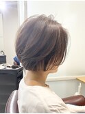 伸ばし途中も素敵なショートボブ