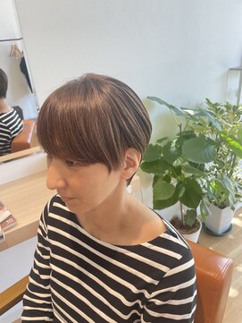 メゾンフォーユー 宇都宮店(maison4u) ショートスタイルON白髪ぼかしハイライト