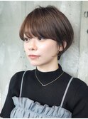 流しバング/大人ショート/くびれショート/20代30代40代