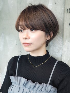 ロビー 表参道(ROBBY) 流しバング/大人ショート/くびれショート/20代30代40代