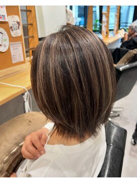 ハイパー(HYPER) ブラウン系コントラストハイライト