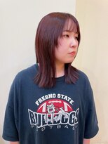 アヴァンセ サニー美容室&nbsp;ロブ/ボルドーカラー