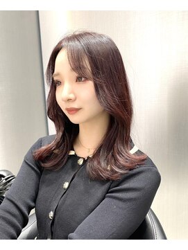 ハルキミナト ジャパン ヨコハマ(HARUKI MINATO japan YOKOHAMA) 垢抜け可愛い暖色カラー 韓国ヘア