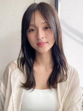 エトラ 渋谷店(etora) 前髪 アンブレラカラー こなれミディ イメチェン ウェーブパーマ