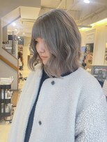 ネオリーブアイム 横浜西口店(Neolive aim)&nbsp;透明感シアーグレージュゆる巻き横浜【成田】