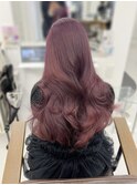 韓国くびれロング レイヤーオルチャン小顔前髪 艶髪 髪質改善