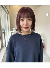 ミル(mir) bob / lavender pink brown